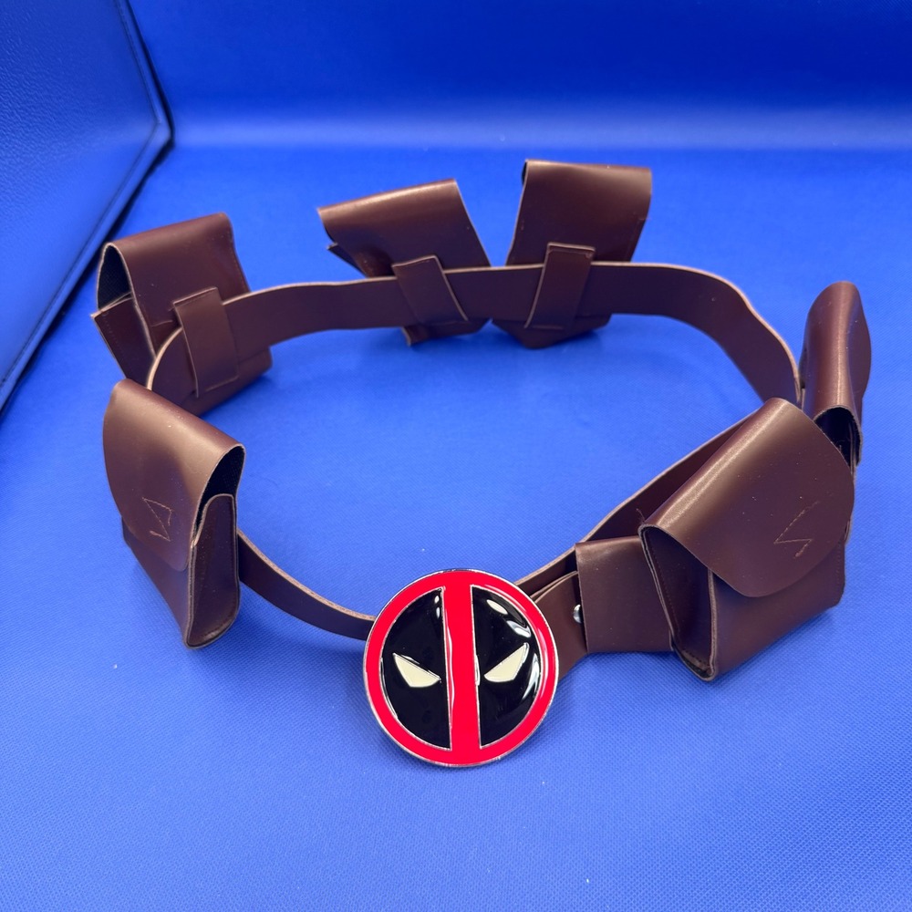 Superhero Deadpool Belt Cosplay Costume‎ Adjustable Hero Utility Dead Party Gear